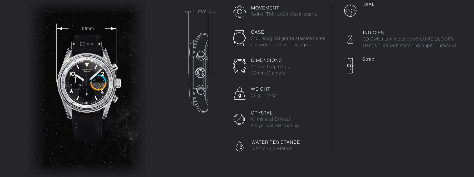 Space Man specifications