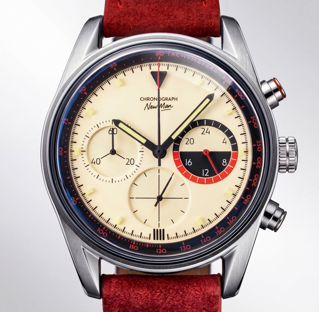 New Man, the lacquered dial