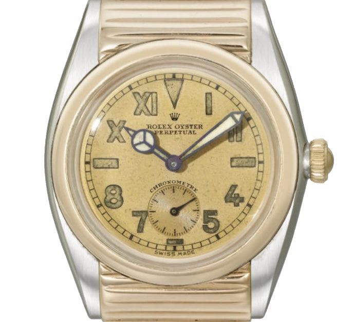 A vintage Rolex Oyster Perpetual with a California dial
